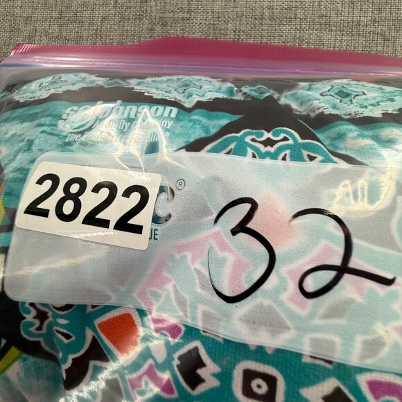 Attitudes By Renee Dress Belted Multicolor V-Neckline medium Dolman Sleeves - Picture 13 of 13